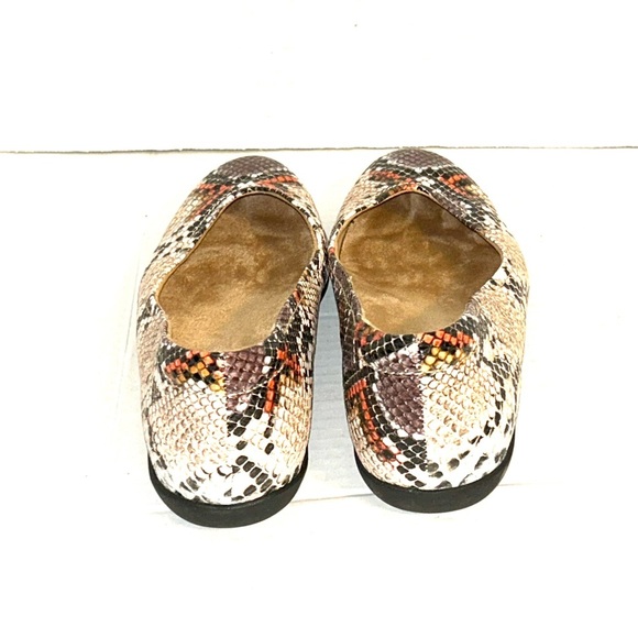 Naturalizer Shoes Vivienne Ballet Flats Womens Size 9M Snake Skin Print Slip On - Picture 4 of 11
